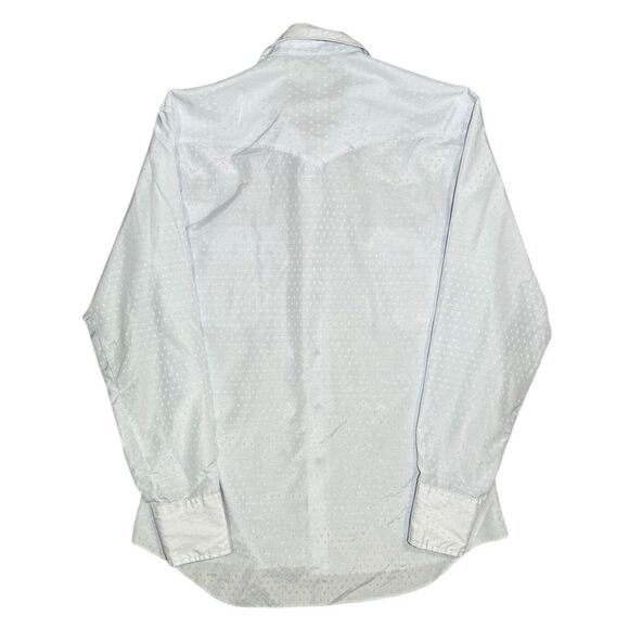 WRANGLER Vintage snap button Western dress shirt Sz Med - Picture 2 of 9